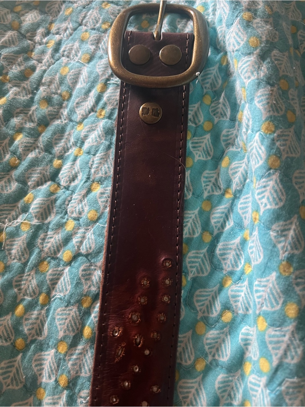 Bed Stu Mist Distressed Leather Belt Size M - Picture 2 of 7